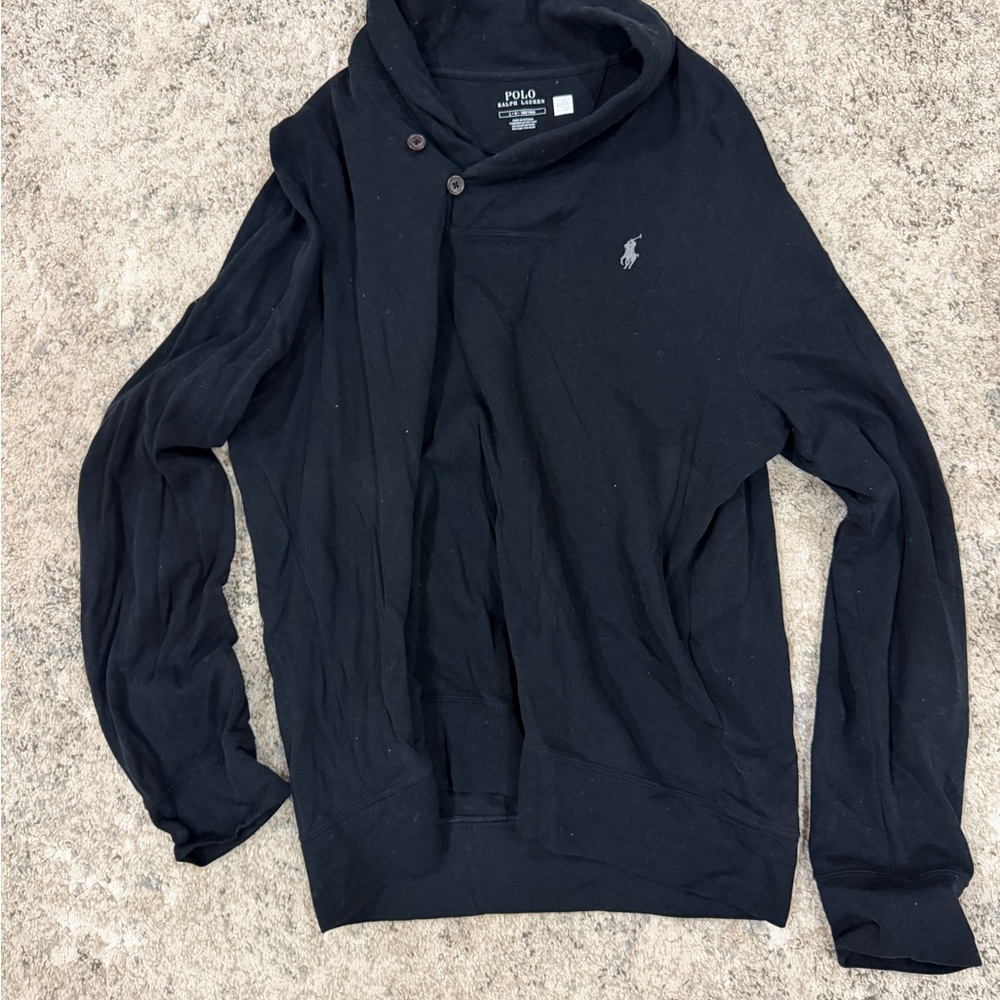 Ralph Lauren Black Shaw Sweater